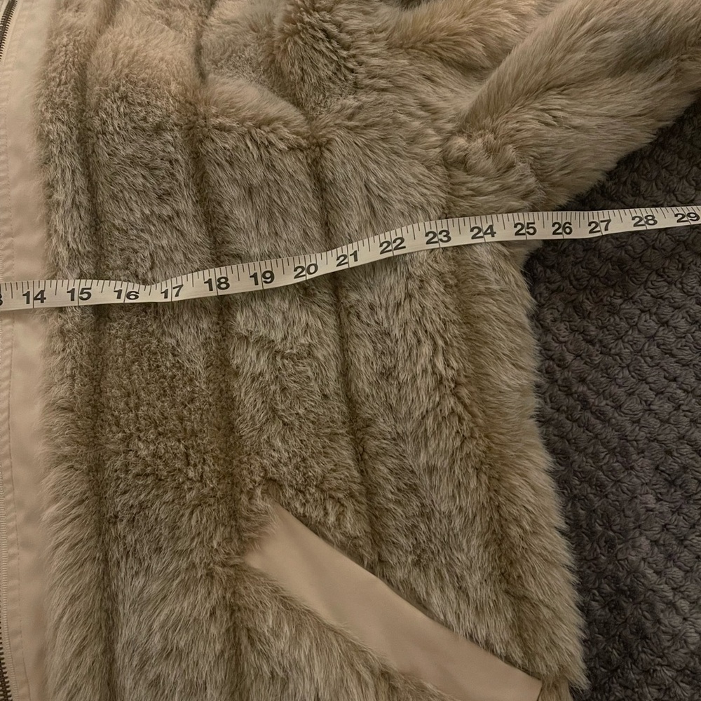 Blue Studio Faux Fur Coat - Picture 12 of 12